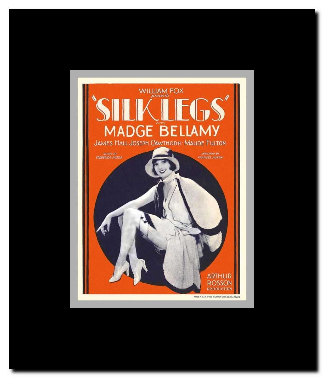 Silk Legs Framed Movie Poster