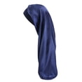 thumbnail image 1 of Silk-Like Long Elastic Hair Care Hat Navy Blue - Hair Bonnet Sleep Cap, Long Hair Wrap for Braids Satin Cap for Sleeping No Fadin, Back to School, Wedding Guest Dress, Back to Dorm Makeup Organizers, 1 of 1