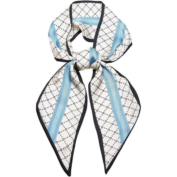 Silk Like Scarf for Women Neck Scarf Belt Satin Scarf for Hair Tie Fashion Purse Scarf for Handbag Accessories Charm