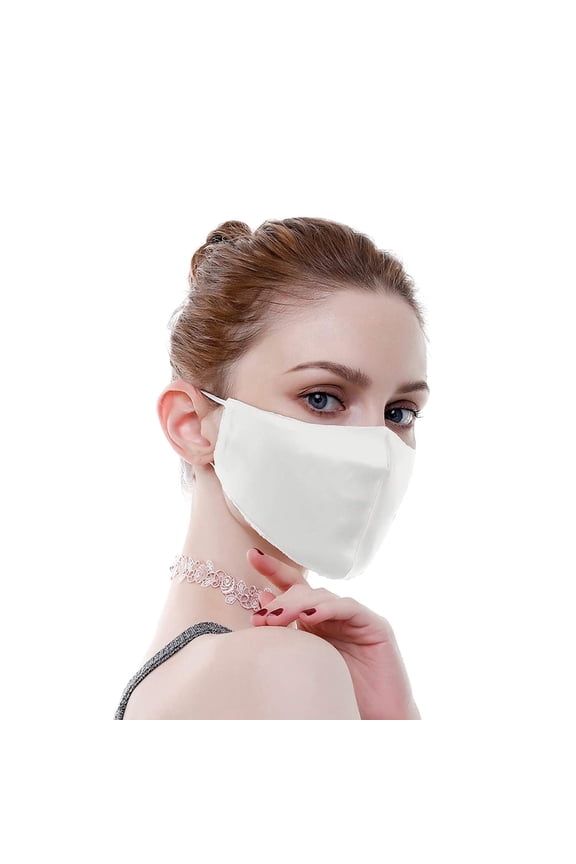Silk Mask-Adjustable Lacing -Double Layer -