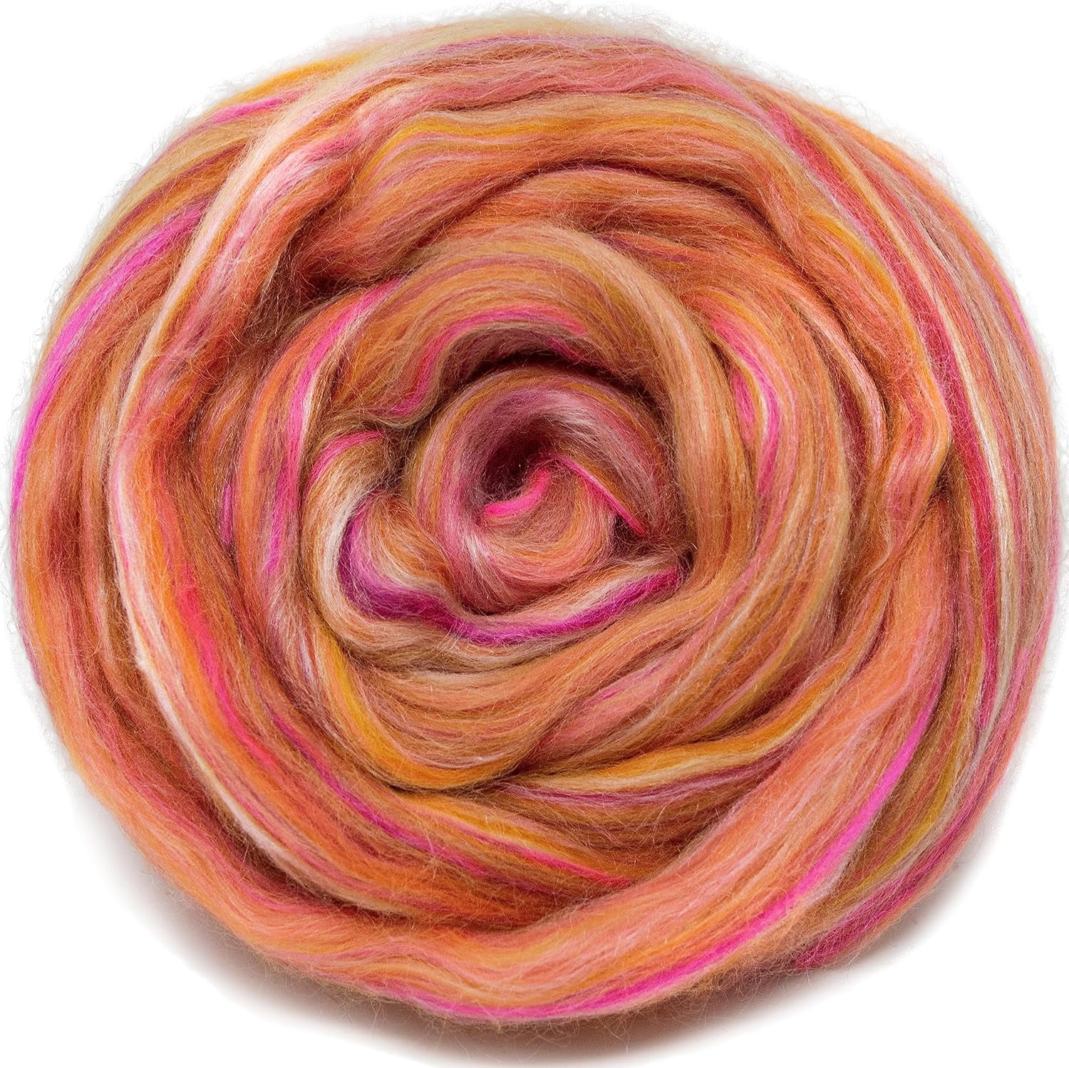 Silk Merino Fiber For Spinning. Super Soft Combed Top Wool Roving For