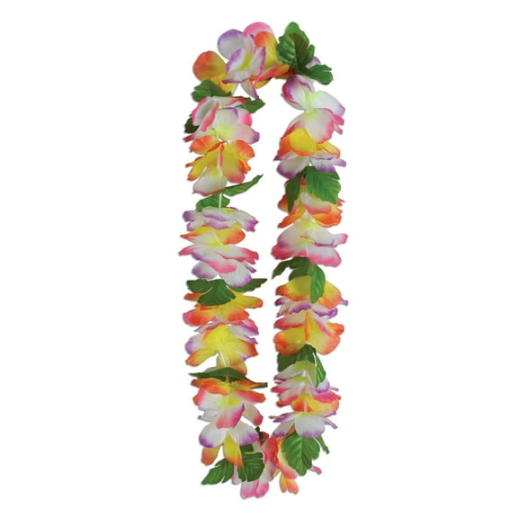 Silk 'N Petals Tropical Garden Lei Multi Color 38" -  12 Pack