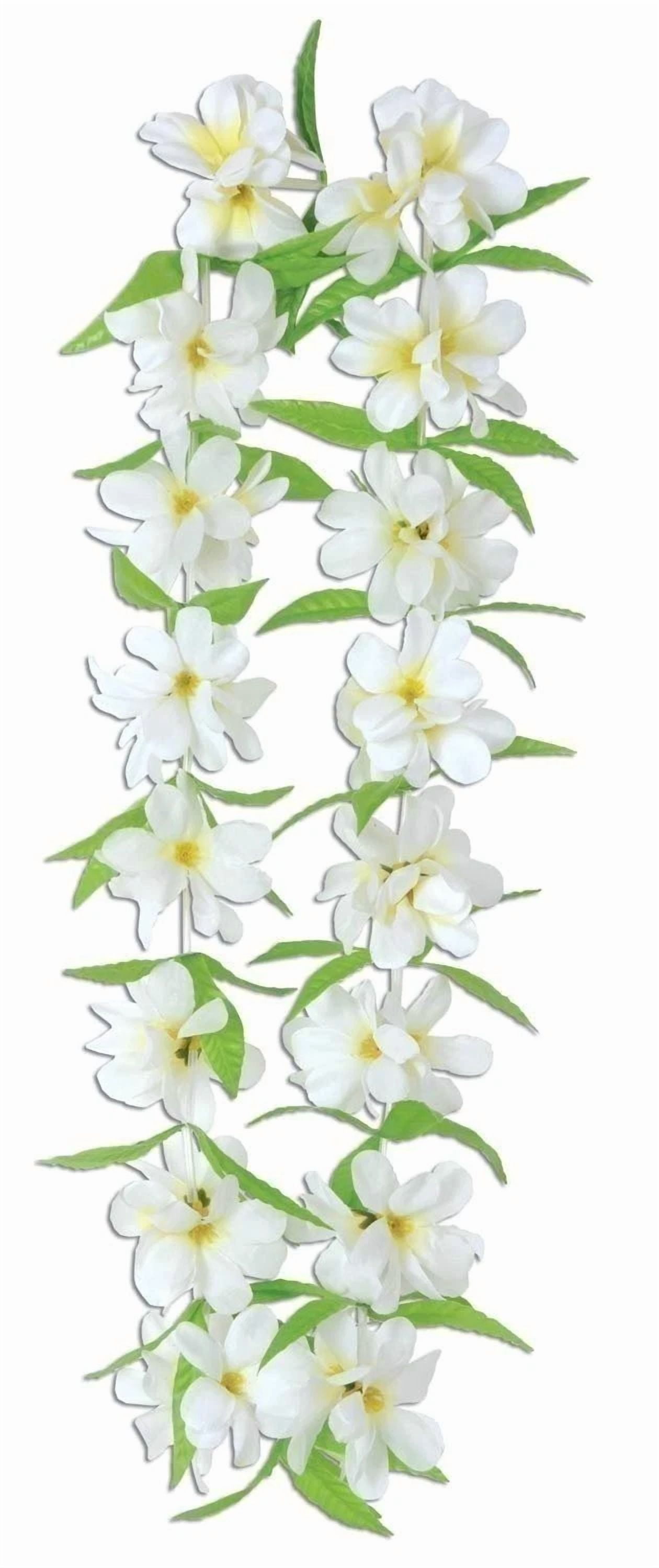 Beistle Silk 'N Petals Tropical Garden Leis - 3 Pack, 38 Inch, Polyester, Luau Party Favors