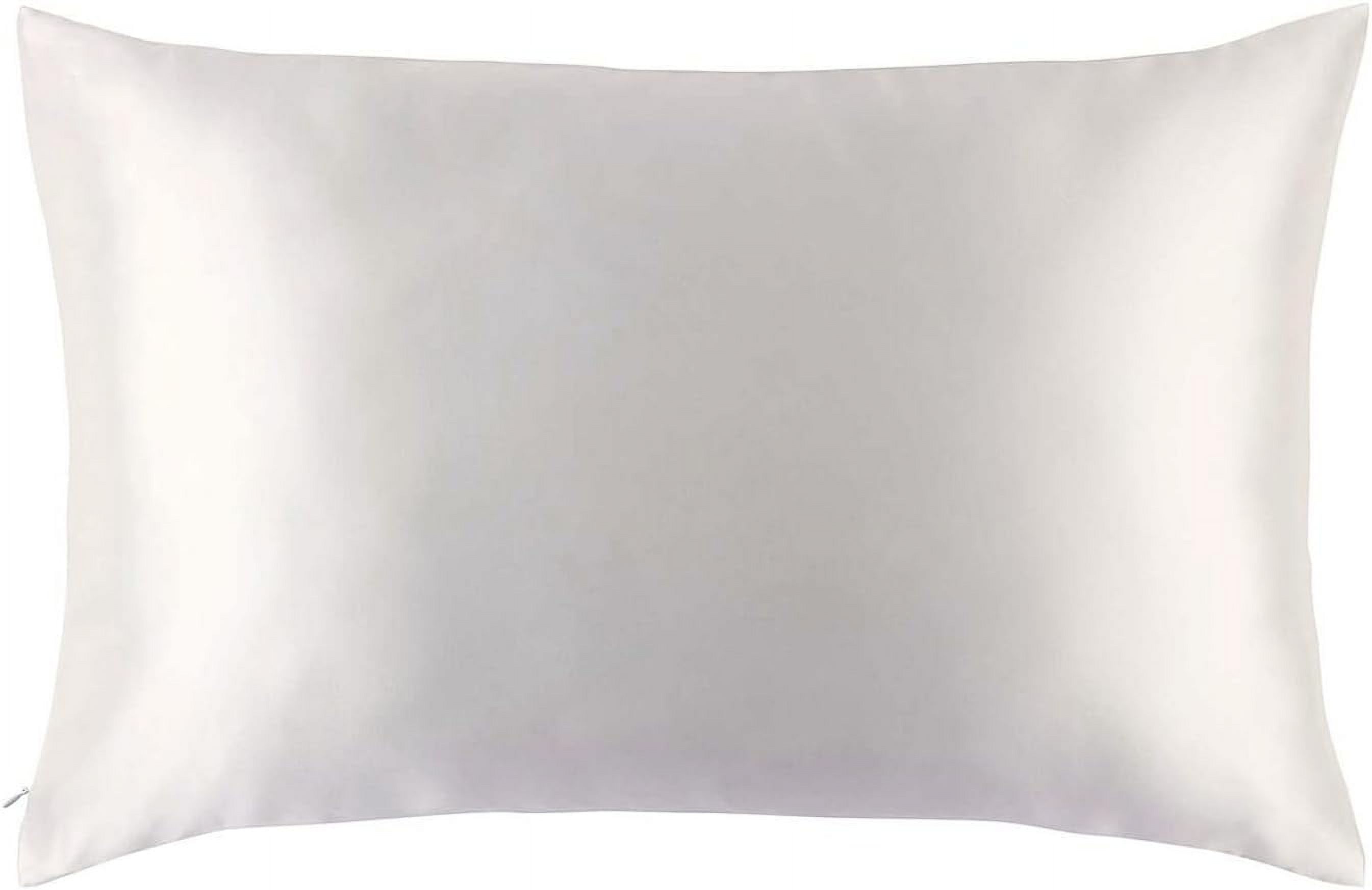 Silk Natural Silk Pillowcase with Cotton Underside for Hair and