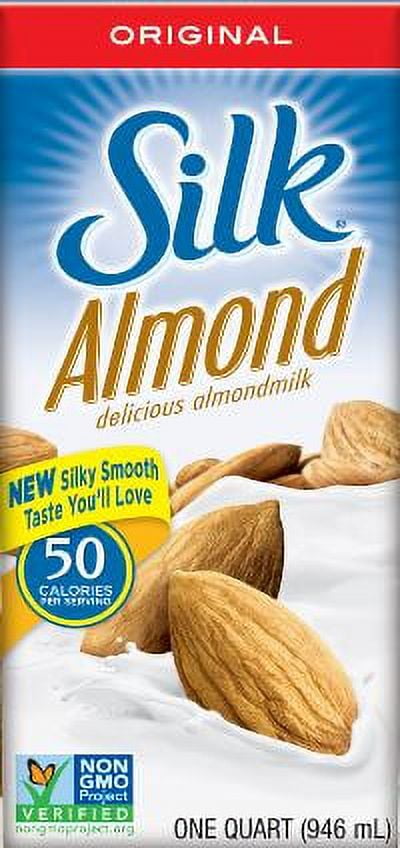 Silk Pure Almond Milk – Original – 32 Fl Oz. (Case of 6)