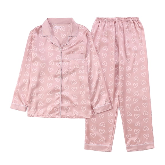 Silk Pajamas for Women Shorts Set Petite Pajama Bottoms Thin Long Sleeve Suit Spring And Autumn Ice Silk High Sense Ink Painting Leisure Home Clothing