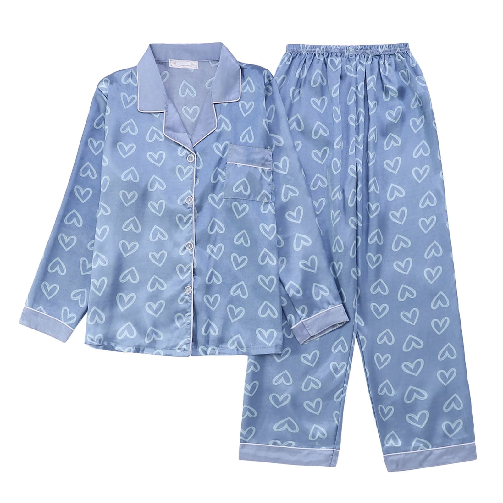 Silk Pajamas for Women Shorts Set Petite Pajama Bottoms Thin Long ...