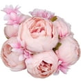thumbnail image 1 of Silk Peony Bouquet Vintage Artificial Peonies Flower for Home Wedding Party Decor (1pcs, White), 1 of 4
