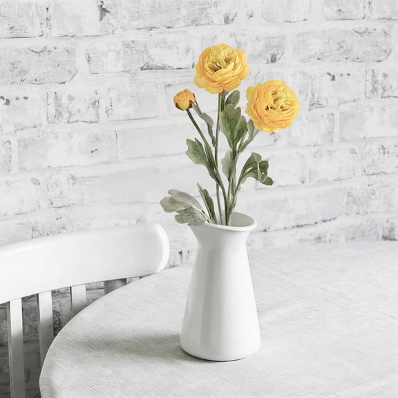 Silk Peony Flowers Natural-Looking Fake Floral Bouquets for Home Living Room Dining Table Centerpiece Decor