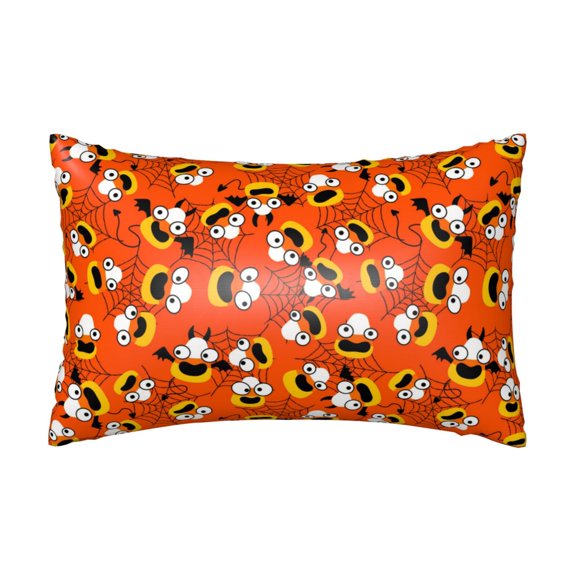 Silk Pillow Case for Hair And Skin Queen - Funny corn spider web Cooling Sleep Throw Pillow Covers Standard Size 20x30in, comfort Satin Pillowcase with Zipper for Women Men