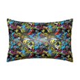 thumbnail image 1 of Silk Pillow Case for Hair And Skin Queen - Modern Graffiti Q Version Eyes Cooling Sleep Throw Pillow Covers Standard Size 20x30in, comfort Satin Pillowcase with Zipper for Women Men, 1 of 7