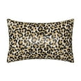 Silk Pillow Case for Hair And Skin Queen black brown Leopard trendy