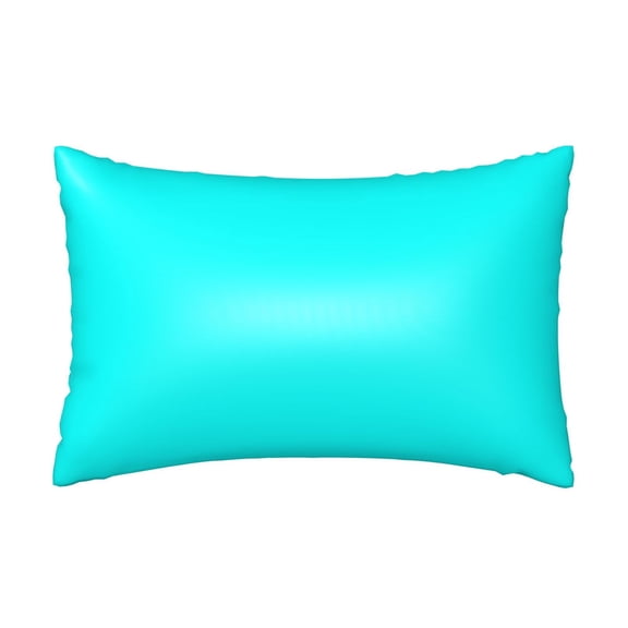 Silk Pillow Case for Hair And Skin Queen - aqua Cooling Sleep Throw Pillow Covers Standard Size 20x30in, comfort Satin Pillowcase with Zipper for Women Men
