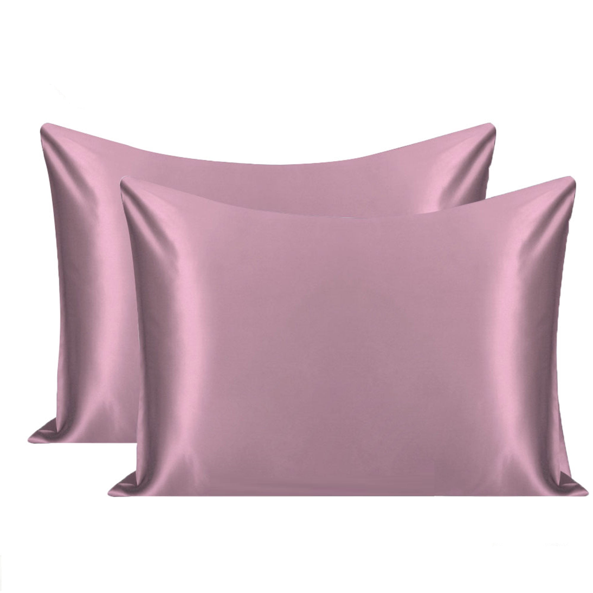 Silk Pillowcase Both Side Silk Care For Hair And Skin With Zipper Mauve Queen