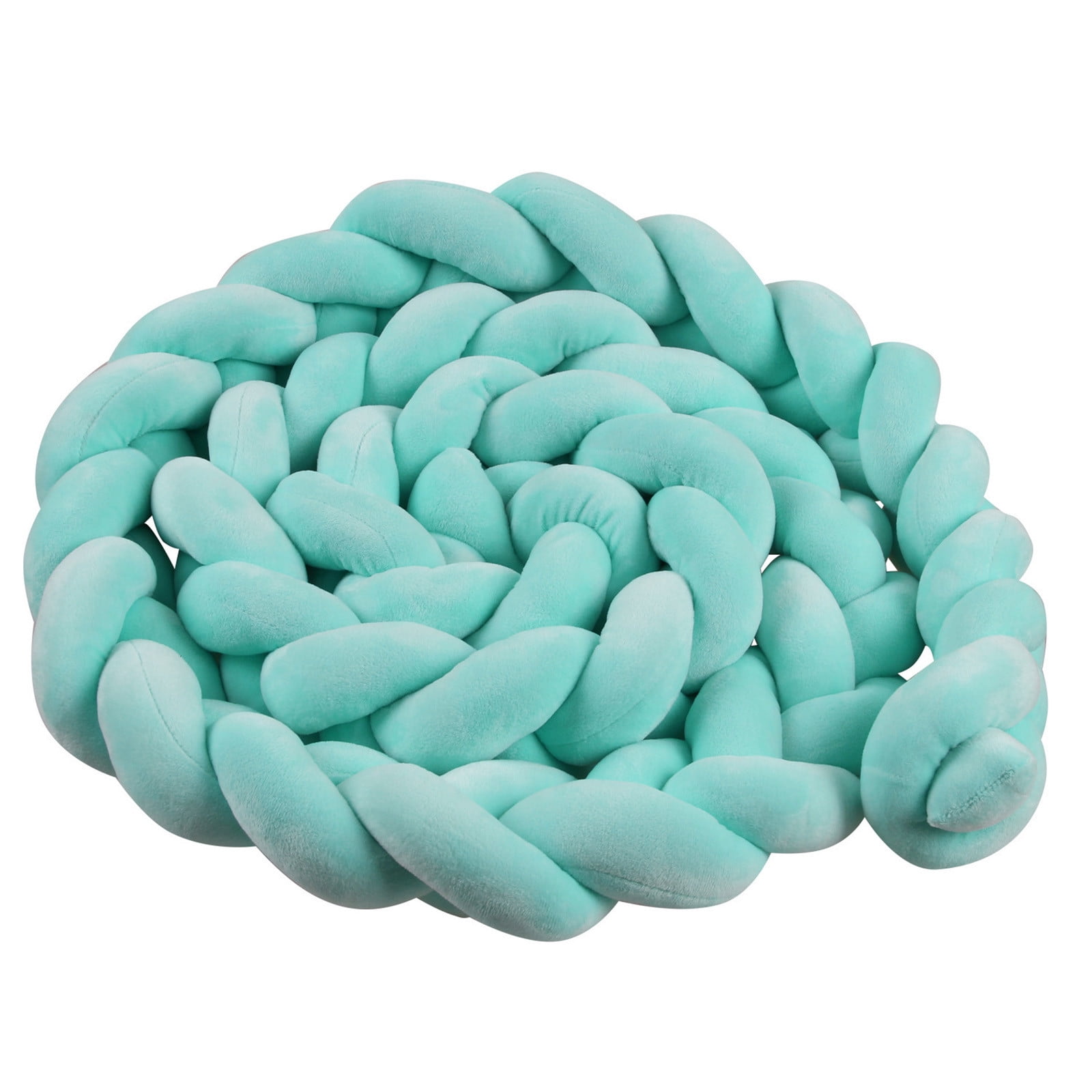 Silk Pillowcase Soft Braided Knot Throw Pillow For Home Decorations Length 39.4inch