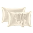 thumbnail image 1 of Silk Pillowcase for Hair and Skin With Zipper, Soft, Breathable, Smooth and Cool Pillowcase for Sleeping, 1 of 7