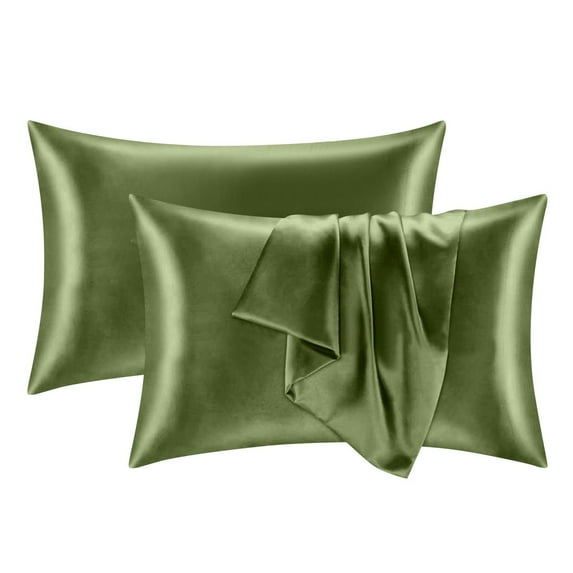 Silk Pillowcase for Hair and Skin With Zipper, Soft, Breathable, Smooth and Cool Pillowcase for Sleeping