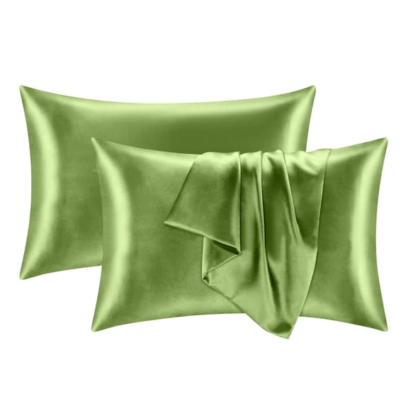 Silk Pillowcase for Hair and Skin with Zipper, Soft Breathable Smooth Sleeping Pillow Cover for Beauty Rest
