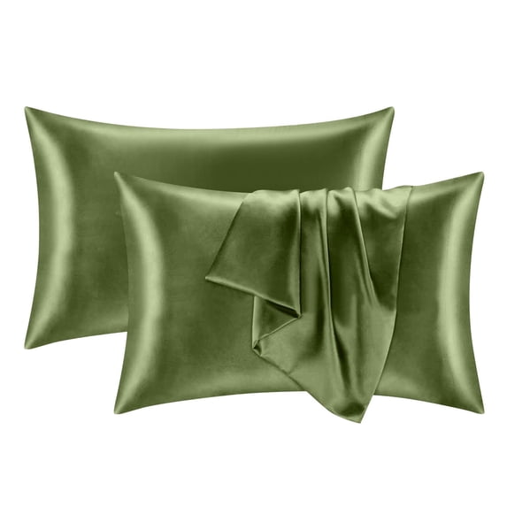 Silk Pillowcase for Hair and Skin with Zipper, Soft Breathable Smooth Sleeping Pillow Cover for Beauty Rest