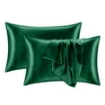 thumbnail image 1 of Silk Pillowcase with Hidden Zipper for Hair and Skin Care Soft Breathable Smooth Cool Sleeping Pillow Cover, 1 of 8