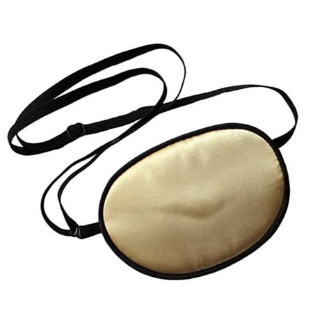 Silk Pirate Eye Patch For Adult Lazy Eye/Amblyopia /Strabismus Champagne