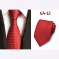 thumbnail image 1 of Silk Plaid Ties Men Stropdassen Wedding Cravate Pour Homme Jacquard Woven Necktie Party Business Formal, 1 of 7