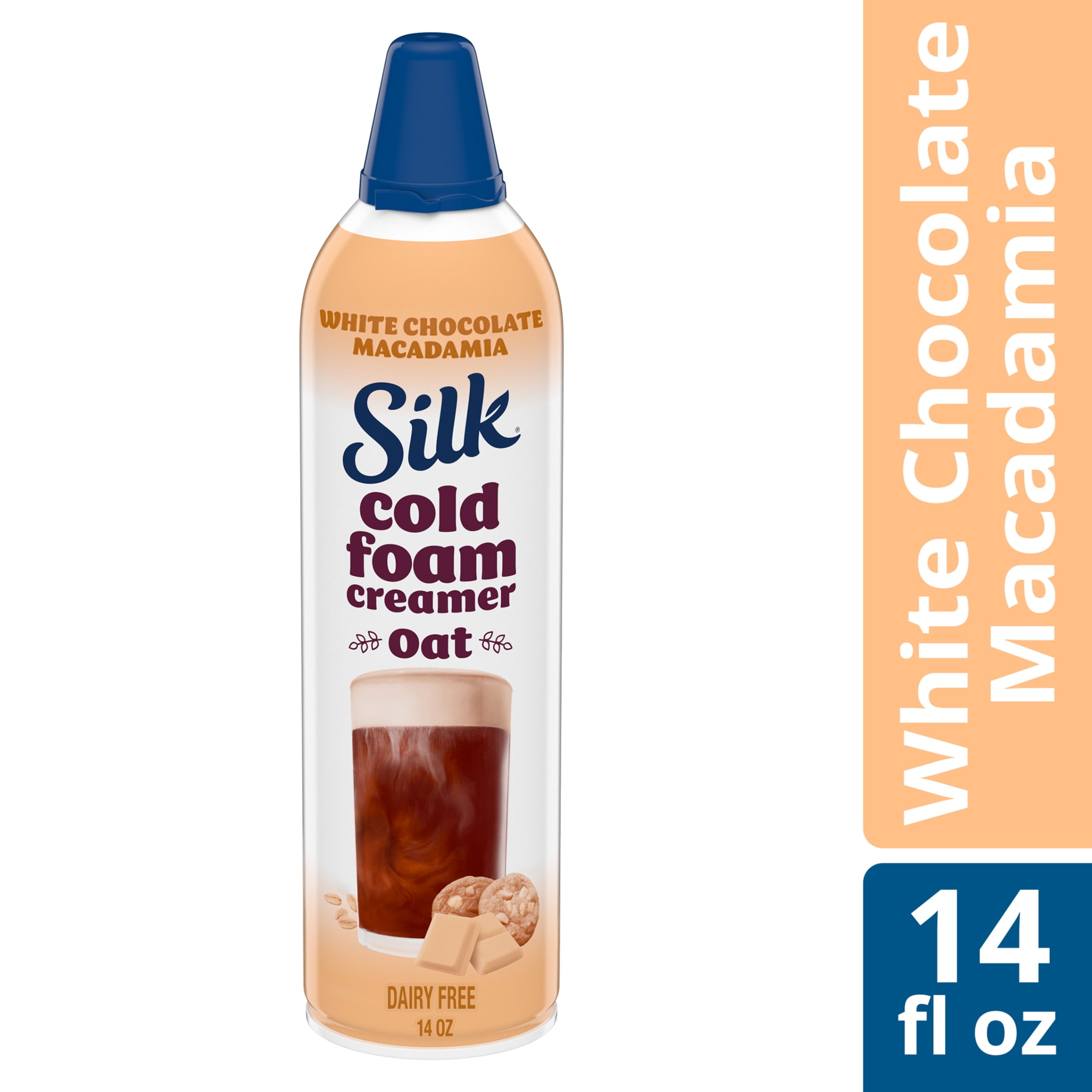 Silk Plant-Based Cold Foam Creamer, White Chocolate Macadamia Oat