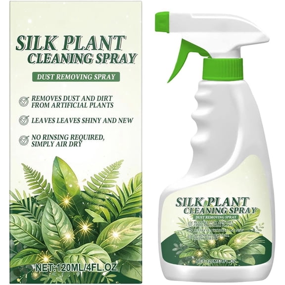 Silk Plant Cleaner- Faux Flower Wash, 2.87 Inches Dust Removal with Gentle Spray Action, Botanical Refresh Solution, Care Agent, Home Cleaner for Interior Plant Maintenance Decorative Space
