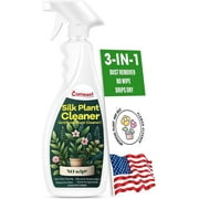 Silk Plant Cleaner Spray No Wipe, Artificial Plant Cleaner and Silk Flower Cleaner Spray, Silk Flower Cleaner Spray No Wipe Spray Away Dust Remover, Drips Dry Faux Plant Spot 16.91 fl oz