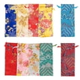 thumbnail image 1 of Silk Pouches Drawstring Bag Mixed Color 19~20x7.5~8cm DIY, 1 of 8