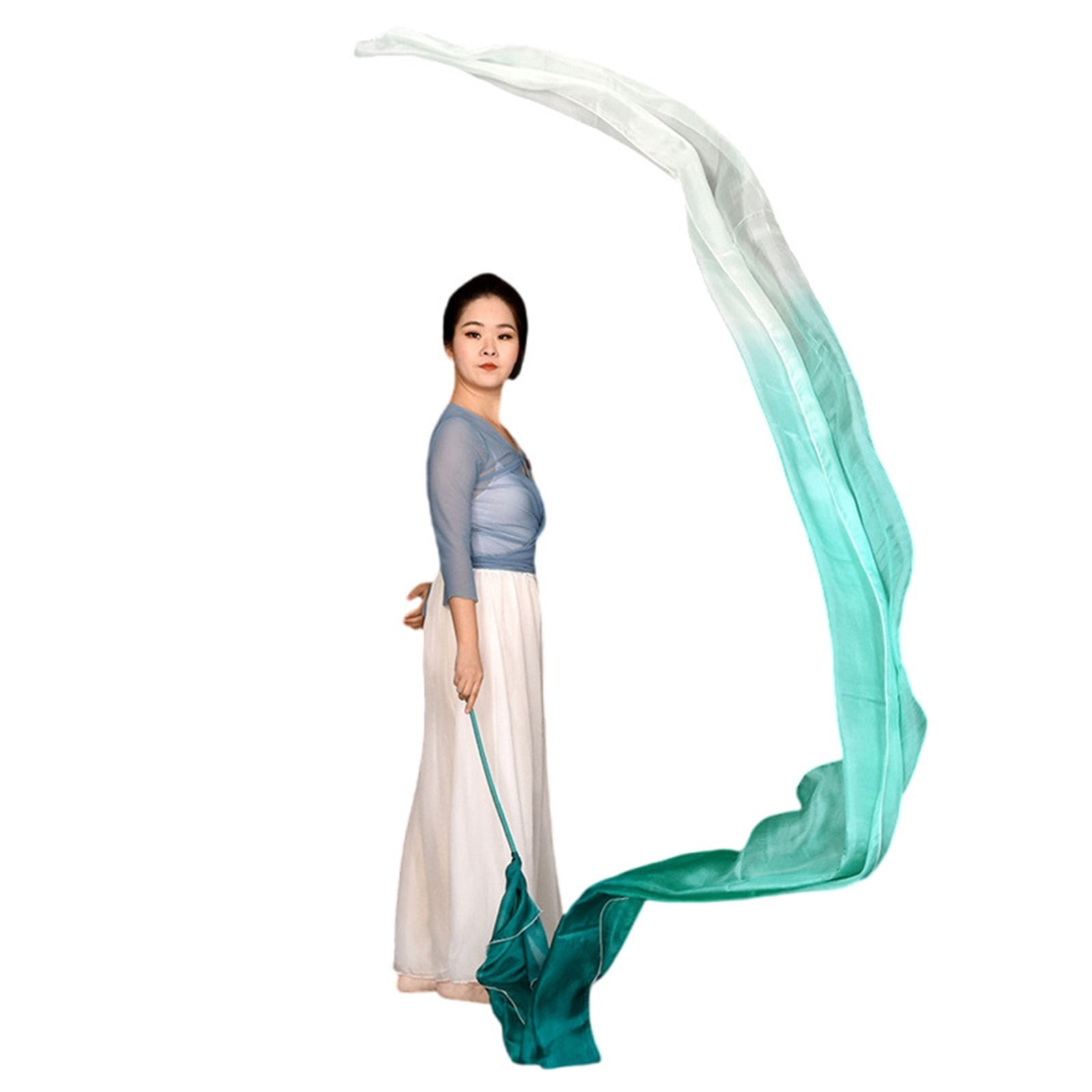 Silk Ribbon Dancer Wand Worship Praise Adoration Dance Flag Banner ...