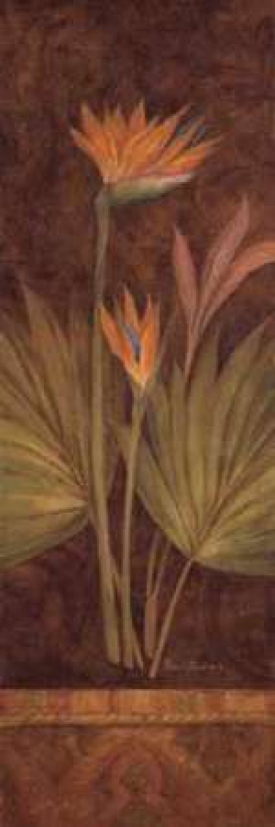 Silk Road Passage II Canvas Art - Pamela Gladding (8 x 24)