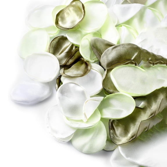 Silk Rose Petals Sage Green Faux Artificial Flower Petals for Wedding Flower Girl Basket Aisle Scatter Dinner Table Centerpieces Party Confetti Bridal Shower Decoration