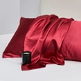 thumbnail image 1 of Silk Satin Pillowcase Set For Hair And Skin Sleep, 1 of 8