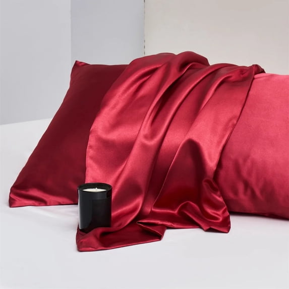 Silk Satin Pillowcase Set For Hair And Skin Sleep