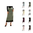 thumbnail image 1 of Silk Satin Skirts for Women High Waist Polka Dots Lace Hem Elegant Dressy Casual Midi Skirt Office Work Skirt, 1 of 6