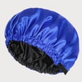 thumbnail image 1 of Silk Satin Sleep Cap – Double Layer, Adjustable, Hair Protection – For Curly & Long Hair – 1pc, 1 of 6