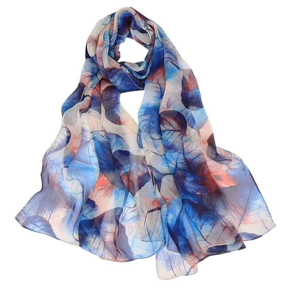 Silk Scarf Scarfs For Women Lightweight Print Floral Pattern Scarf Shawl Fashion Scarves Sunscreen Shawls And Wraps For Spring Scarf For Women