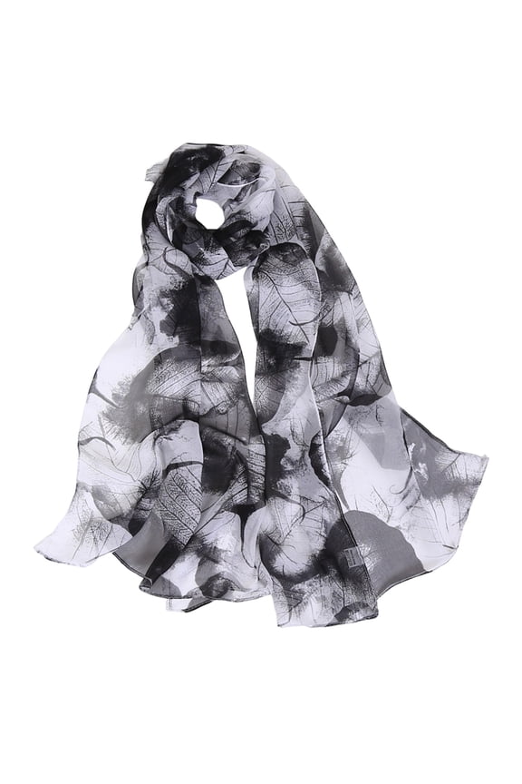 Fashion XUEMAO Silk Scarf For Lightweight Print Floral Pattern Sunscreen And For Spring Soft Scarf For Women