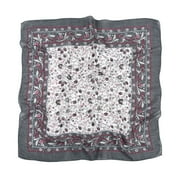 Silk Scarf Summer Women Lady Muslim Floral Printing Scarf Vintage Bandanas Hair Scarfs For Islam Women Folk-Custom Scarf Neckerchief Wrap Shawl