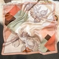 thumbnail image 1 of Silk Scarf for Women, 100% Mulberry Silk, 65x65cm Square, Head & Neck Scarf,65,As Picture, 1 of 5