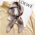 thumbnail image 1 of Silk Scarf for Women, 100% Mulberry Silk, 65x65cm Square, Head & Neck Scarf,65,Purple, 1 of 7