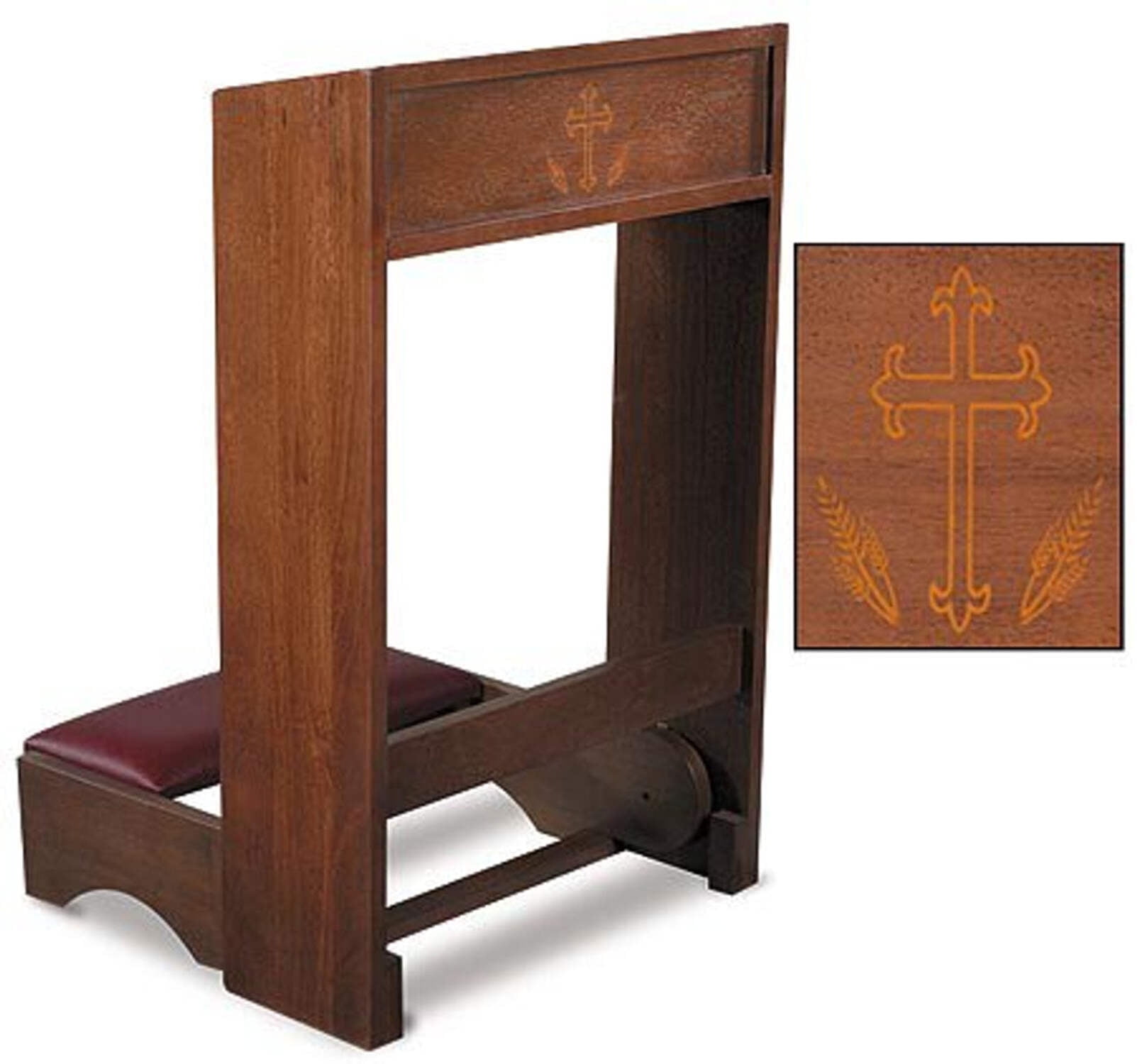 "Silk-Screened Padded Folding Kneeler"