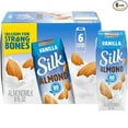 thumbnail image 1 of Silk Shelf-Stable Almond Milk Singles, Vanilla, Dairy-Free, Vegan, Non-GMO Project Verified, 8 oz., 6 Pack, 1 of 1
