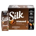 thumbnail image 1 of Silk Dairy Free Dark Chocolate Shelf Stable Almond Milk, Lactose Free, 8 FL OZ Carton, 6 Ct, 1 of 14