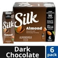 thumbnail image 1 of Silk Dairy Free Dark Chocolate Shelf Stable Almond Milk, Lactose Free, 8 FL OZ Carton, 6 Ct, 1 of 15