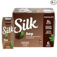 thumbnail image 1 of Silk Shelf-Stable Soy Milk Singles, Chocolate, Dairy-Free, Vegan, Non-GMO Project Verified, 8 oz., 6 Pack, 1 of 5