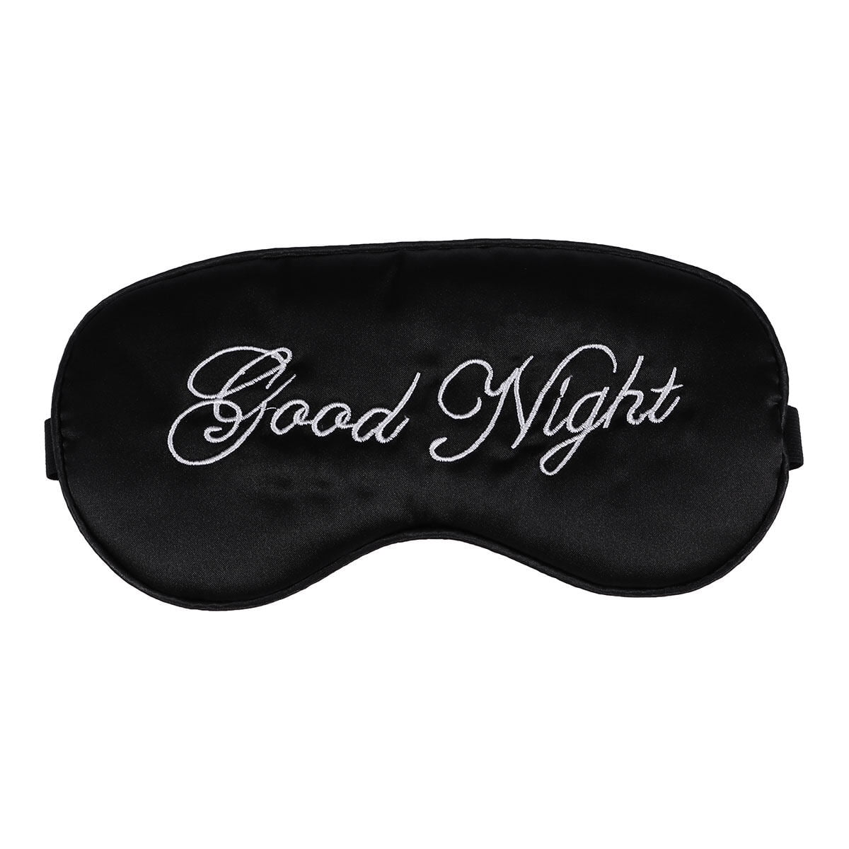 Silk Sleep Eye Mask Embroidery Eyeshade Large Blindfold Night Blinder
