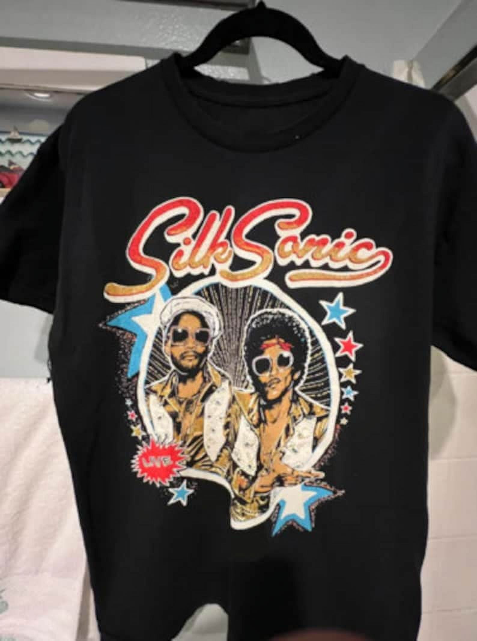 Silk Sonic Band T Shirt, Silk Sonic Retro Vintage Shirt, Silk Sonic