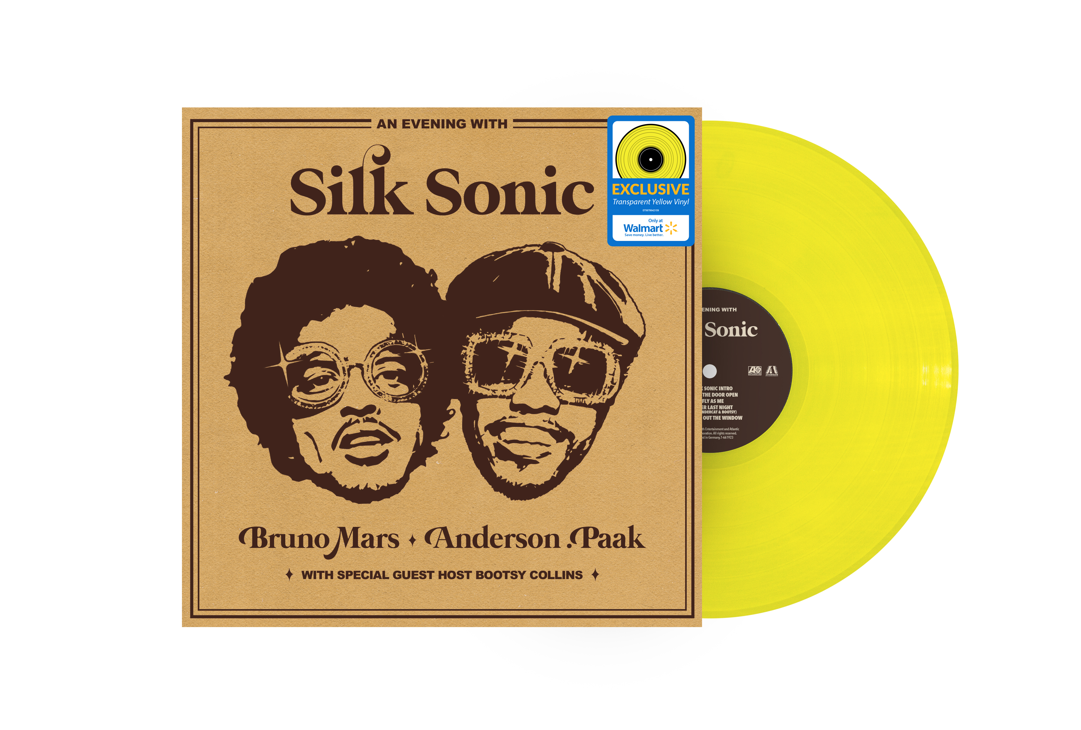Silk Sonic ( Mars,Bruno & Paak,Anderson ) - Silk Sonic (Walmart Exclusive) - Vinyl [Exclusive] - image 1 of 4